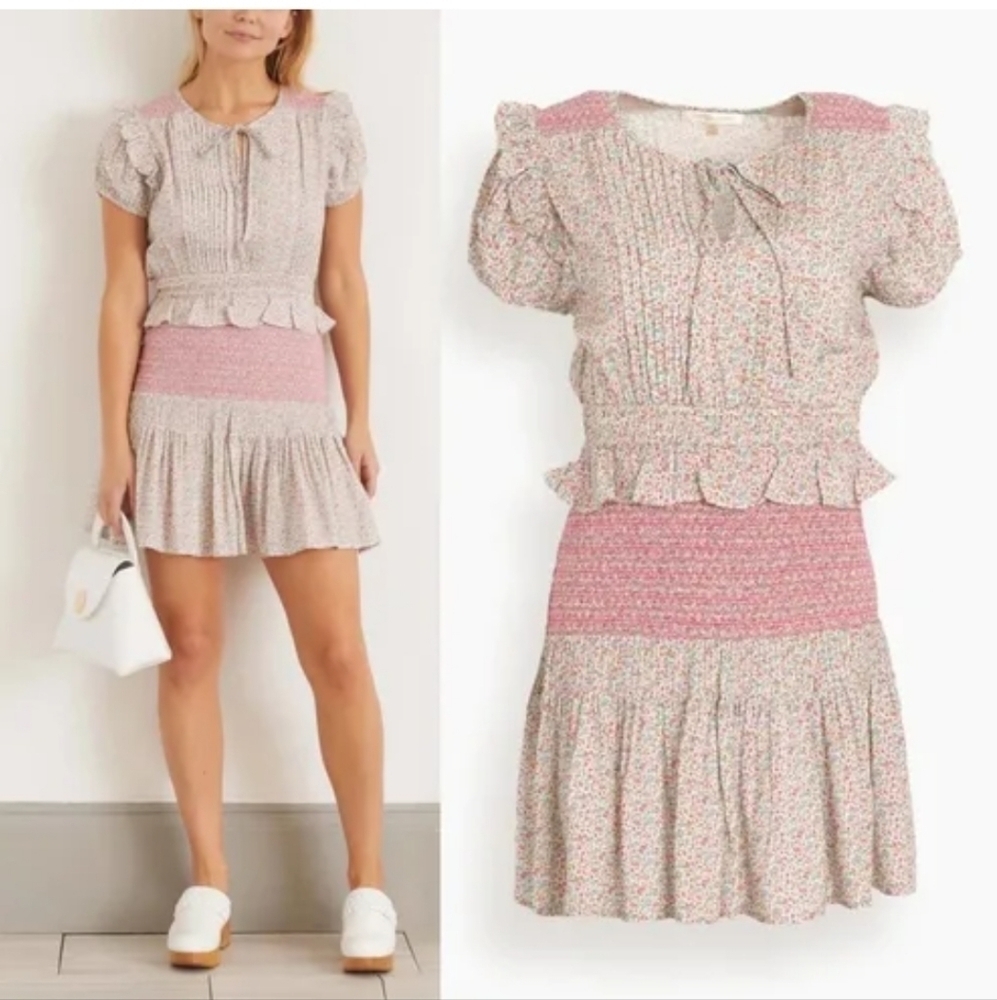 LoveShackFancy Toto Dress inConfetti Mix Size M